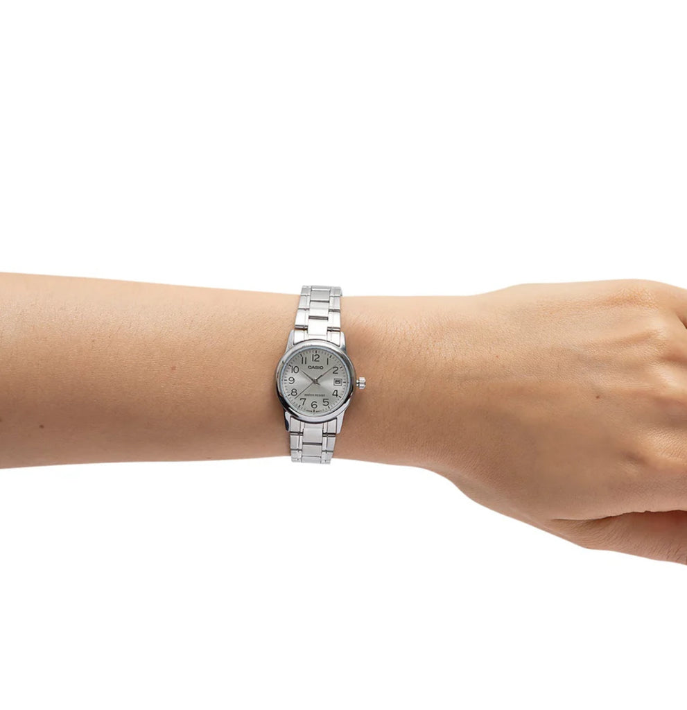 Casio Analogue Stainless Steel Band Watch