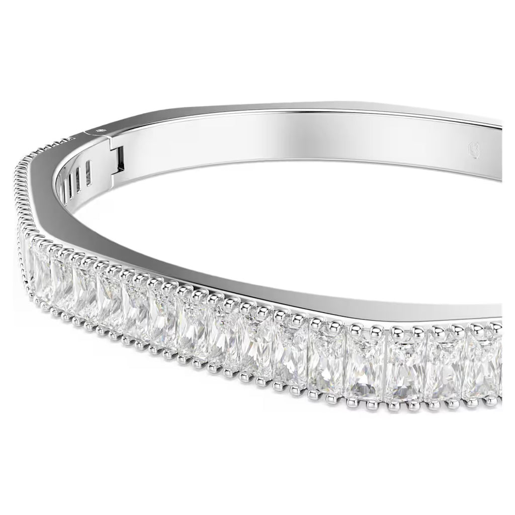 Matrix Baguette Silver Bangle