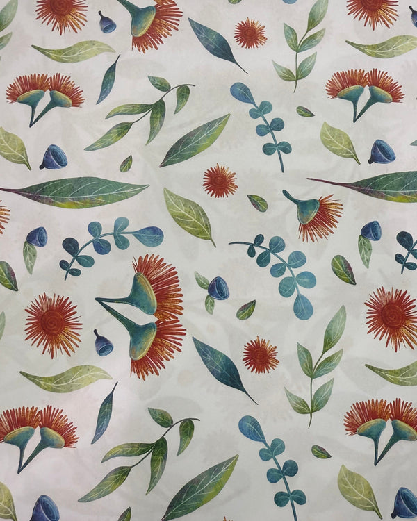 Gift Wrapping - Red Blossoms