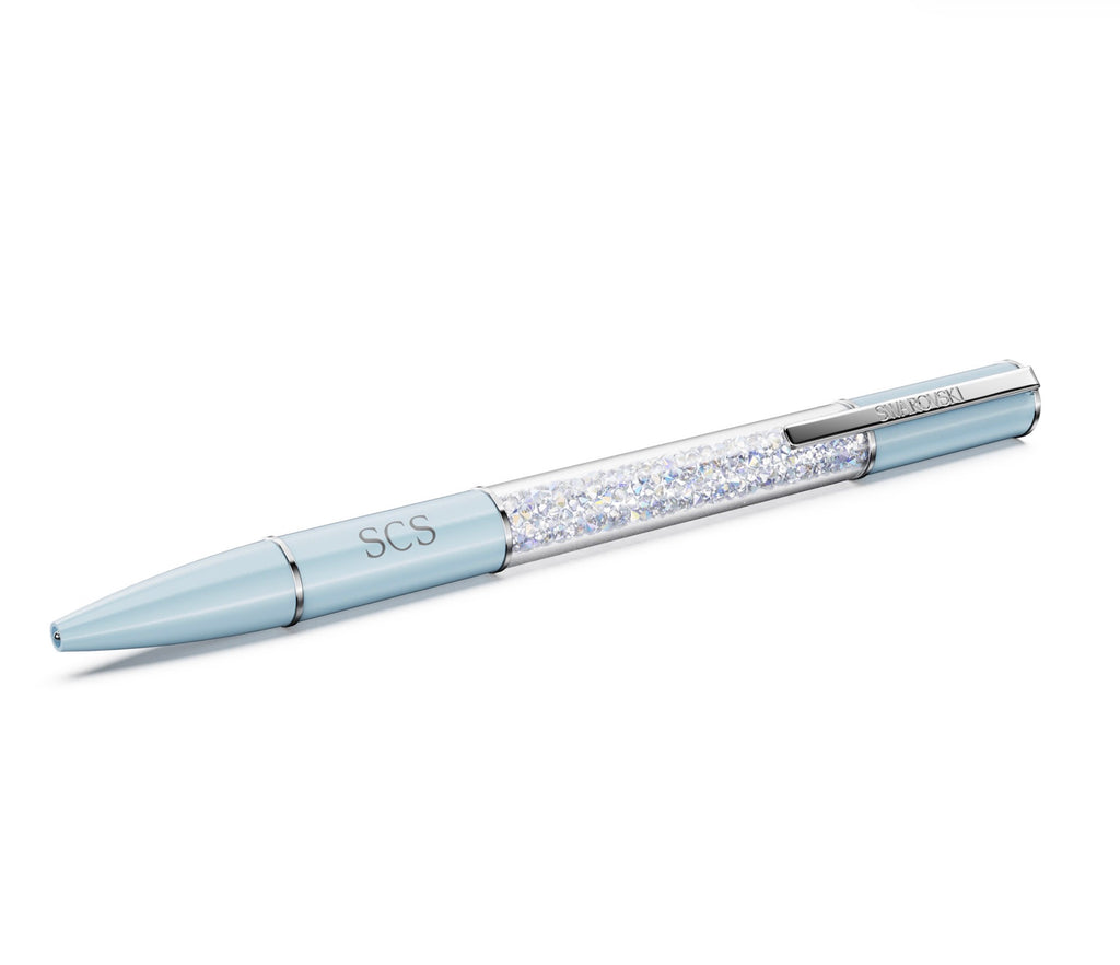 SCS Crystalline Ballpoint Pen - Light Blue