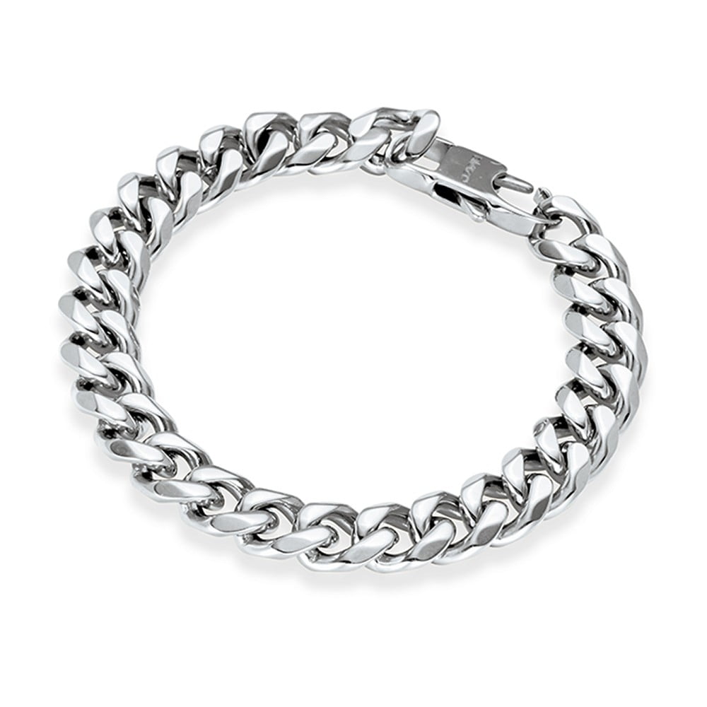 Blaze S/Steel 10mm Cuban Link Bracelet - 3 Colours