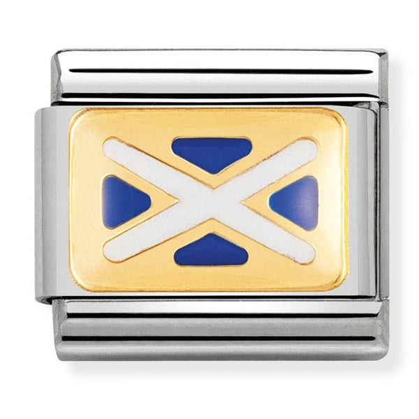 Europe Flag - Scotland Gold Charm