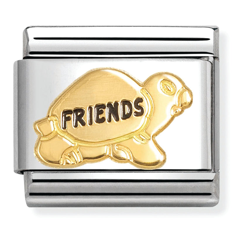 Animal - Friends Turtle/Tortoise Gold Charm