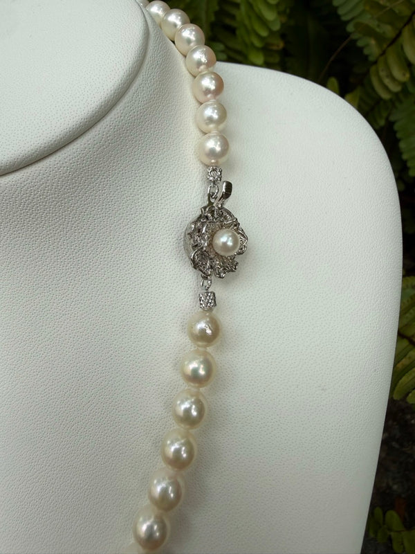 Japanese Akoya Pearls Necklace Strand (D)