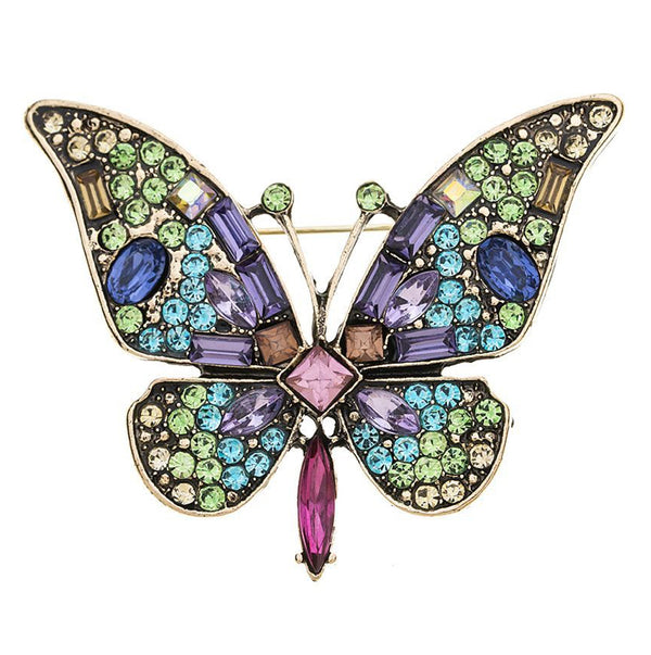 Brooch - Colourful Butterfly