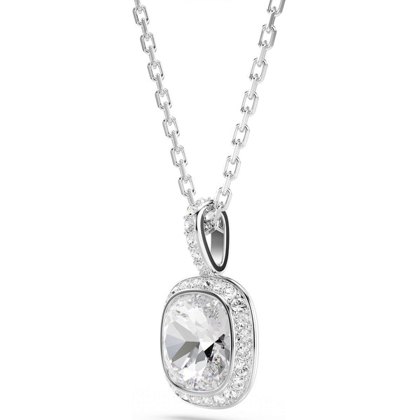 Una Angelic: White Cushion Cut Crystals Pendant - 2 Colours