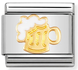 Food & Drinks - Beer Tankard Gold Charm