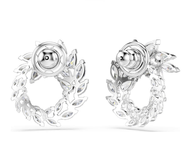 Mesmera Marquise Cut Crystal Hoop Earrings