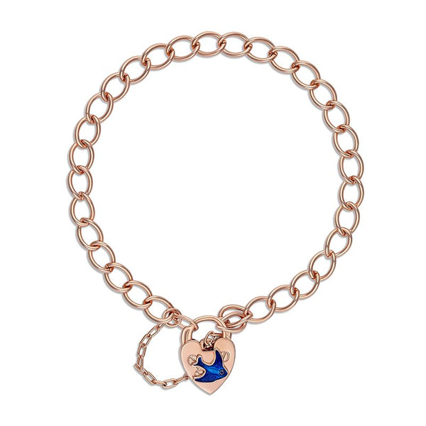 My Little Angel: Brooklyn Bluebird Curb RGP Bracelet