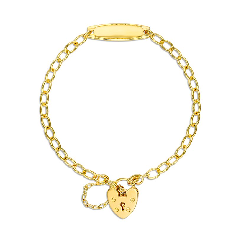 My Little Angel : Brooklyn Curb ID Bracelet YGP