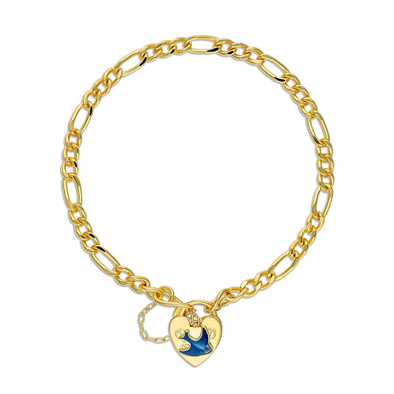 My Little Angel: YGP Mini Bluebird Figaro Bracelet