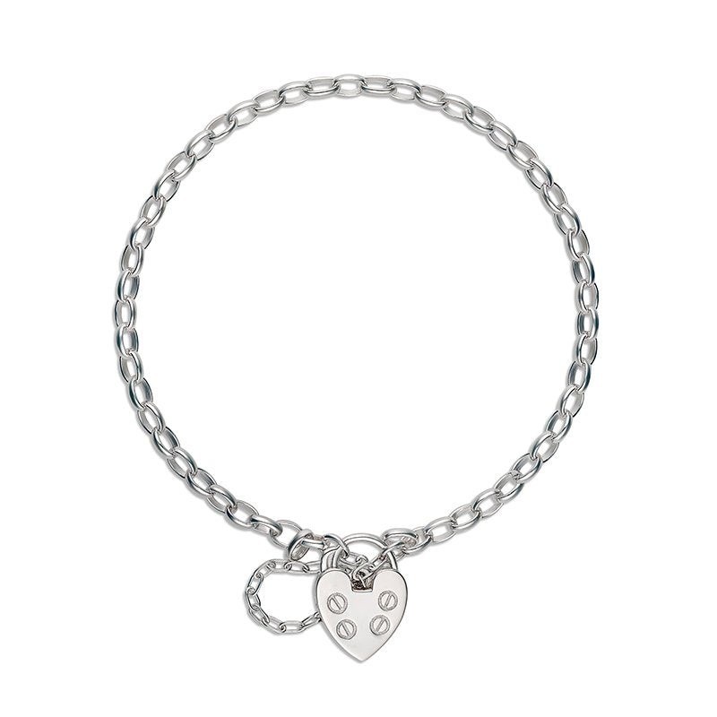My Little Angel :  Brooklyn Belcher Chain Bracelet Silver