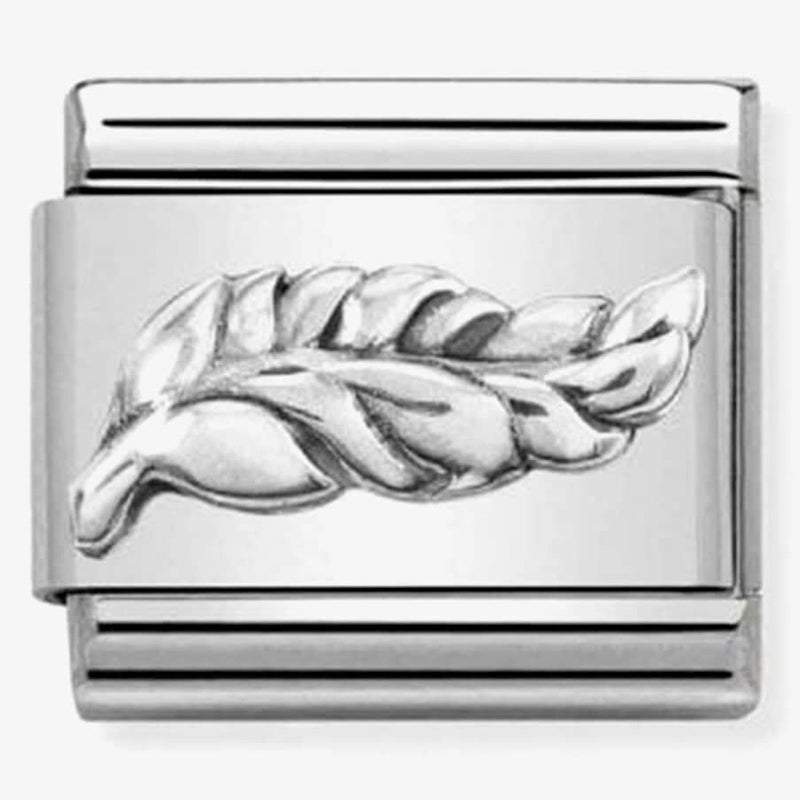 Symbol - Feather Silver Charm