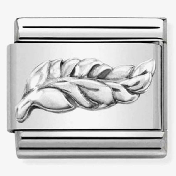 Symbol - Feather Silver Charm