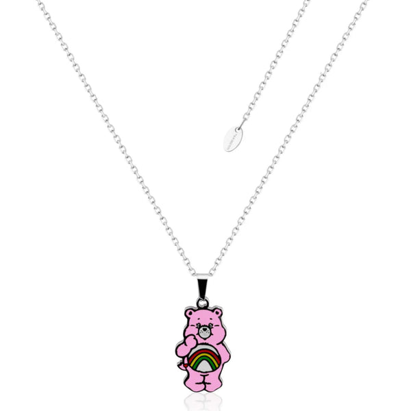Care Bear - Pink Cheer Bear - Necklace & Earring