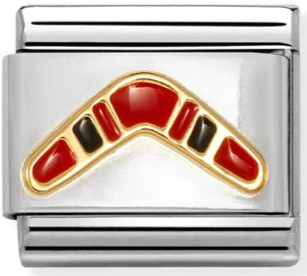 Sports - Boomerang Gold Charm