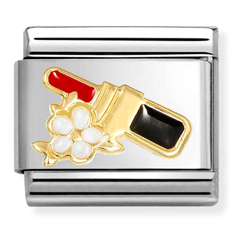 Symbols - Lipstick with Flower Gold Charm