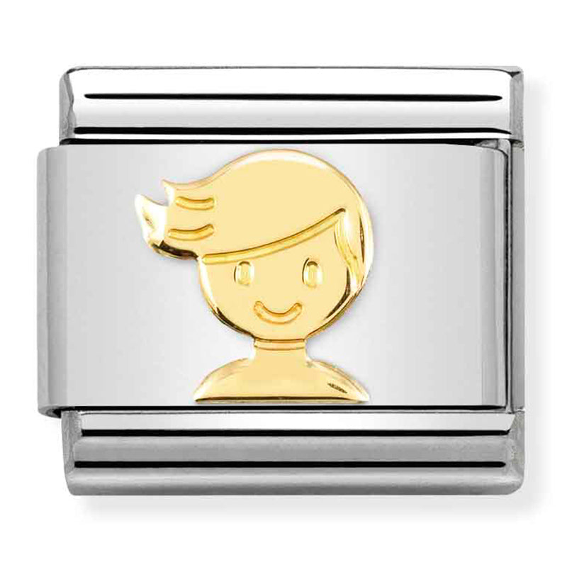 Family - Boy Gold Charm