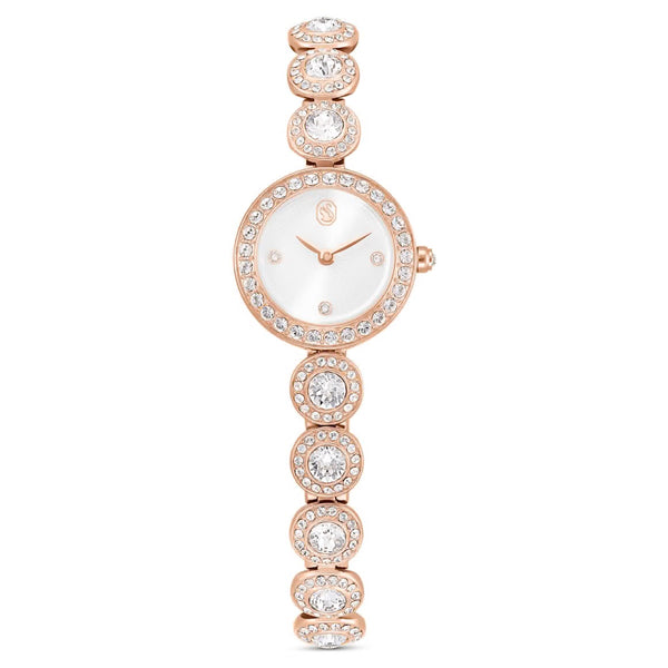 Una Angelic: Crystal Bracelet Crystal Tone RoseGold Watch