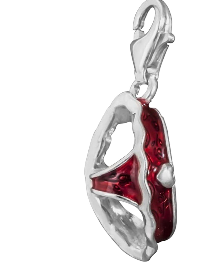 Red Pants Silver Charm