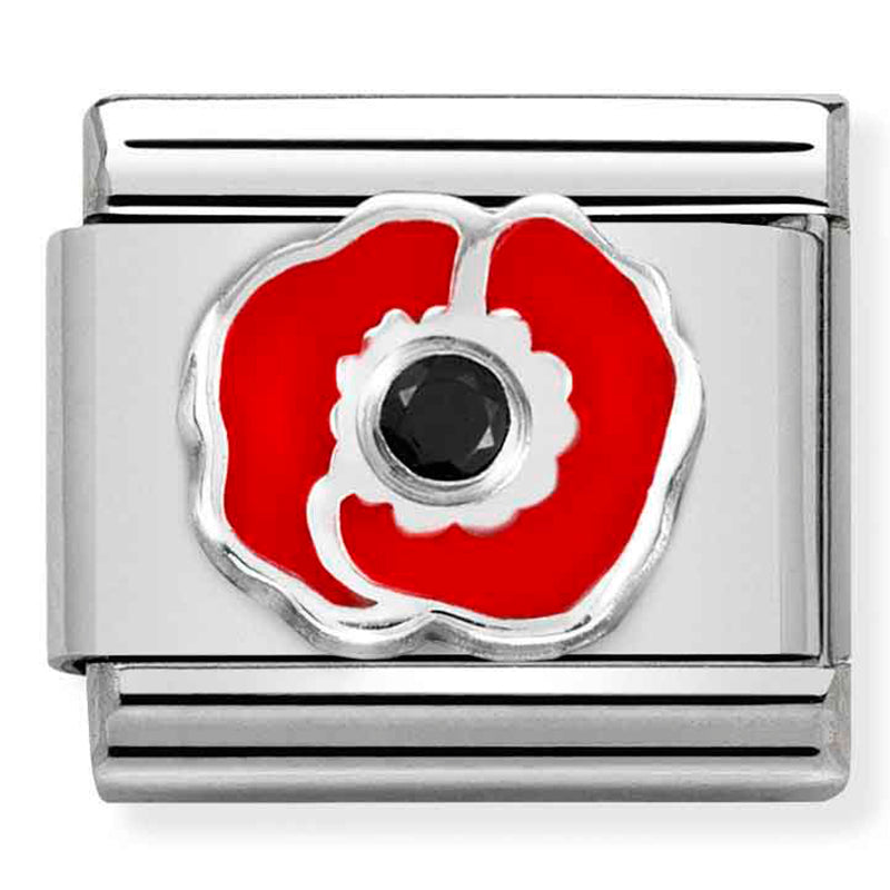 Nature - Poppy Silver Charm