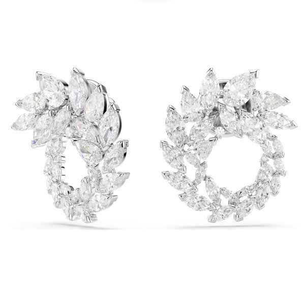 Mesmera Marquise Cut Crystal Hoop Earrings
