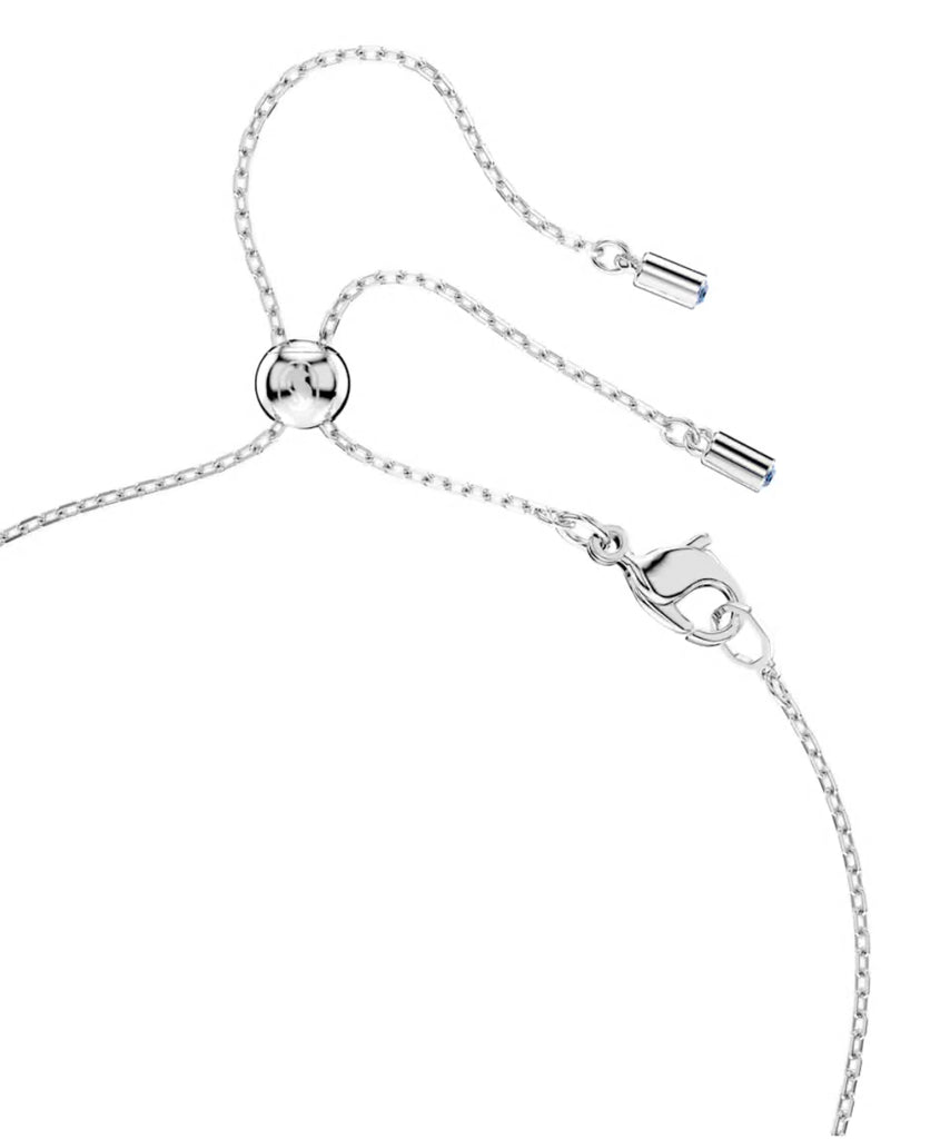 Mesmera: Mixed Pear Cut Silver Necklace/Earrings