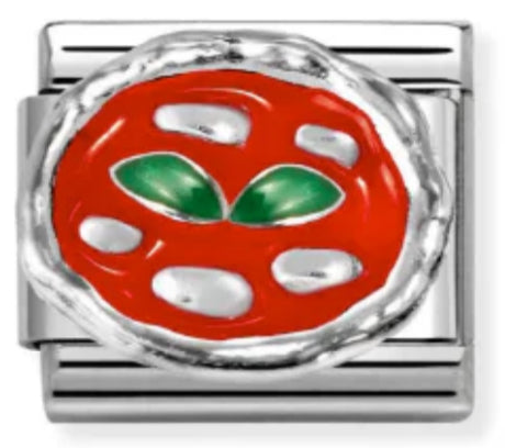 Food - Pizza Silver Charm
