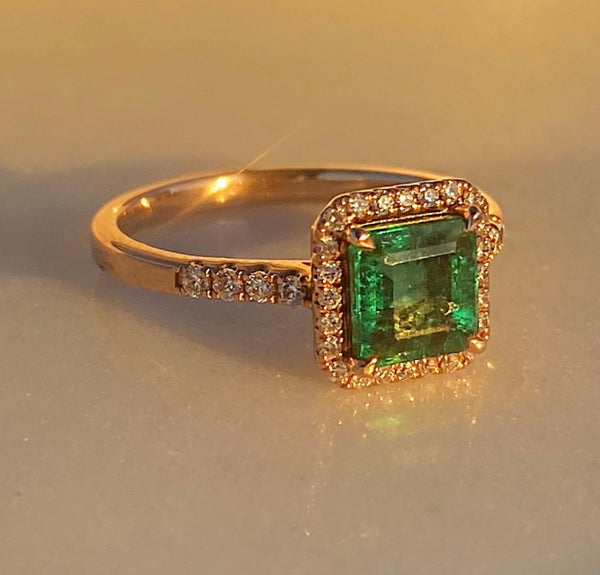 Jess Emerald Ring