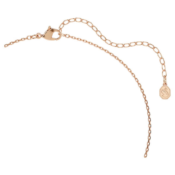 Symbolica: Multicoloured Crystal Eye Rosegold Pendant