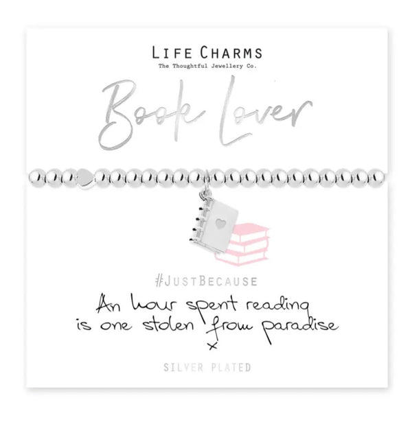Life Charms - Just Because Book Lover Bracelet