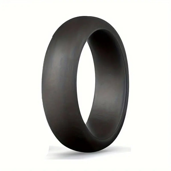 Silicone Ring - Smooth (Thin) Black