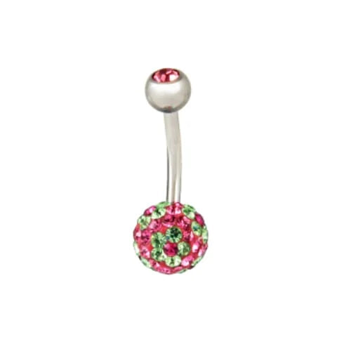 Sparkler Crystal Belly Bar - 3 designs