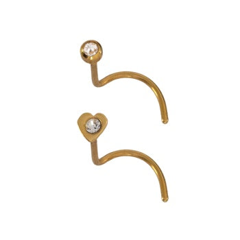 Nose Heartlite Crystal Pack - 2 Colours