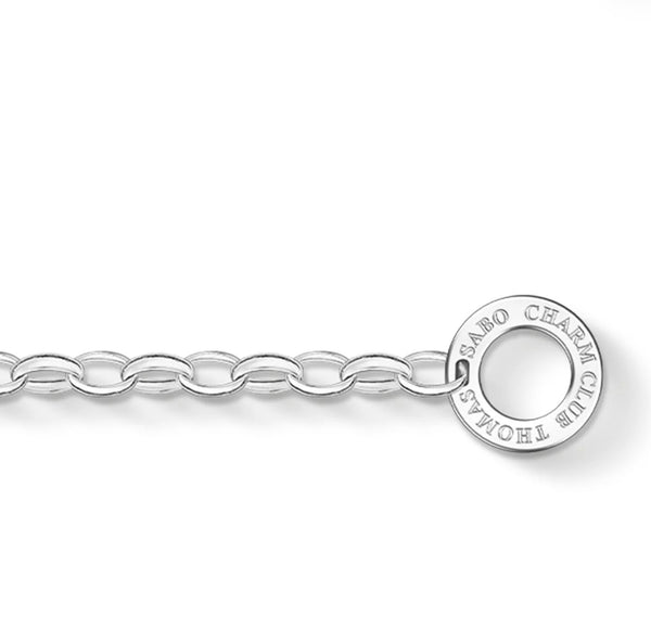 Charm Club Silver Belcher Bracelet - 3 Sizes