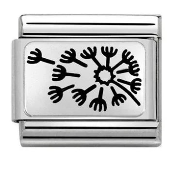 Nature - Dandelion Silver Charm