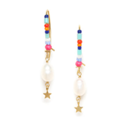 KARMA Medium Hooks with Star Earrings