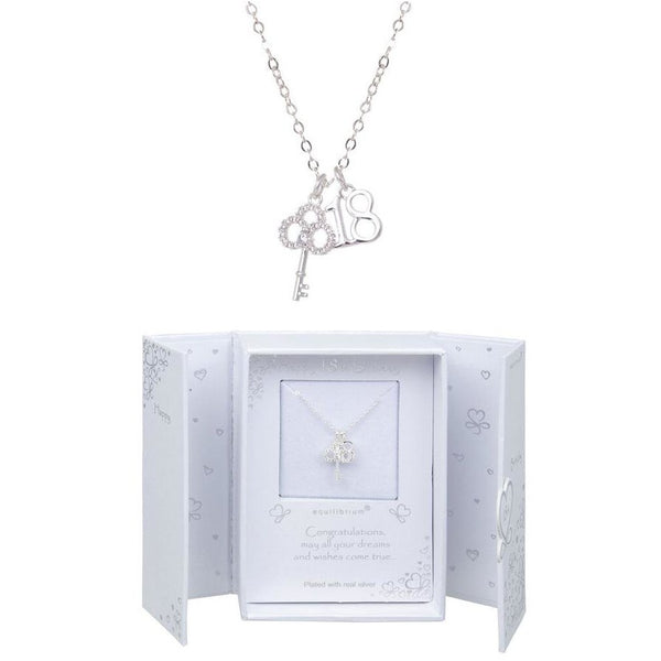 Equilibrium - 18th Birthday Keepsake Silver Necklace