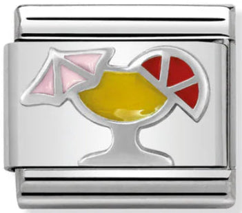 Food & Drinks - Cocktail Silver Charm