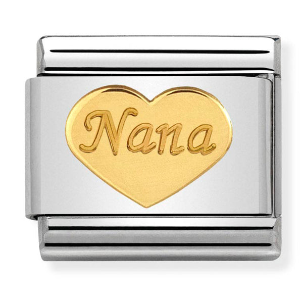 Family - Nana Heart Gold Charm