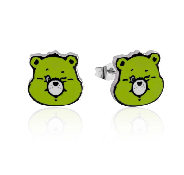 Care Bear - Green Good Luck Bear - Necklace & Earring