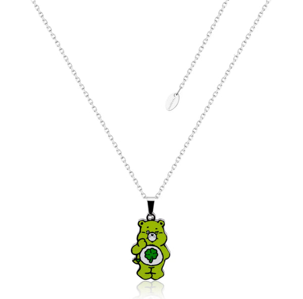 Care Bear - Green Good Luck Bear - Necklace & Earring