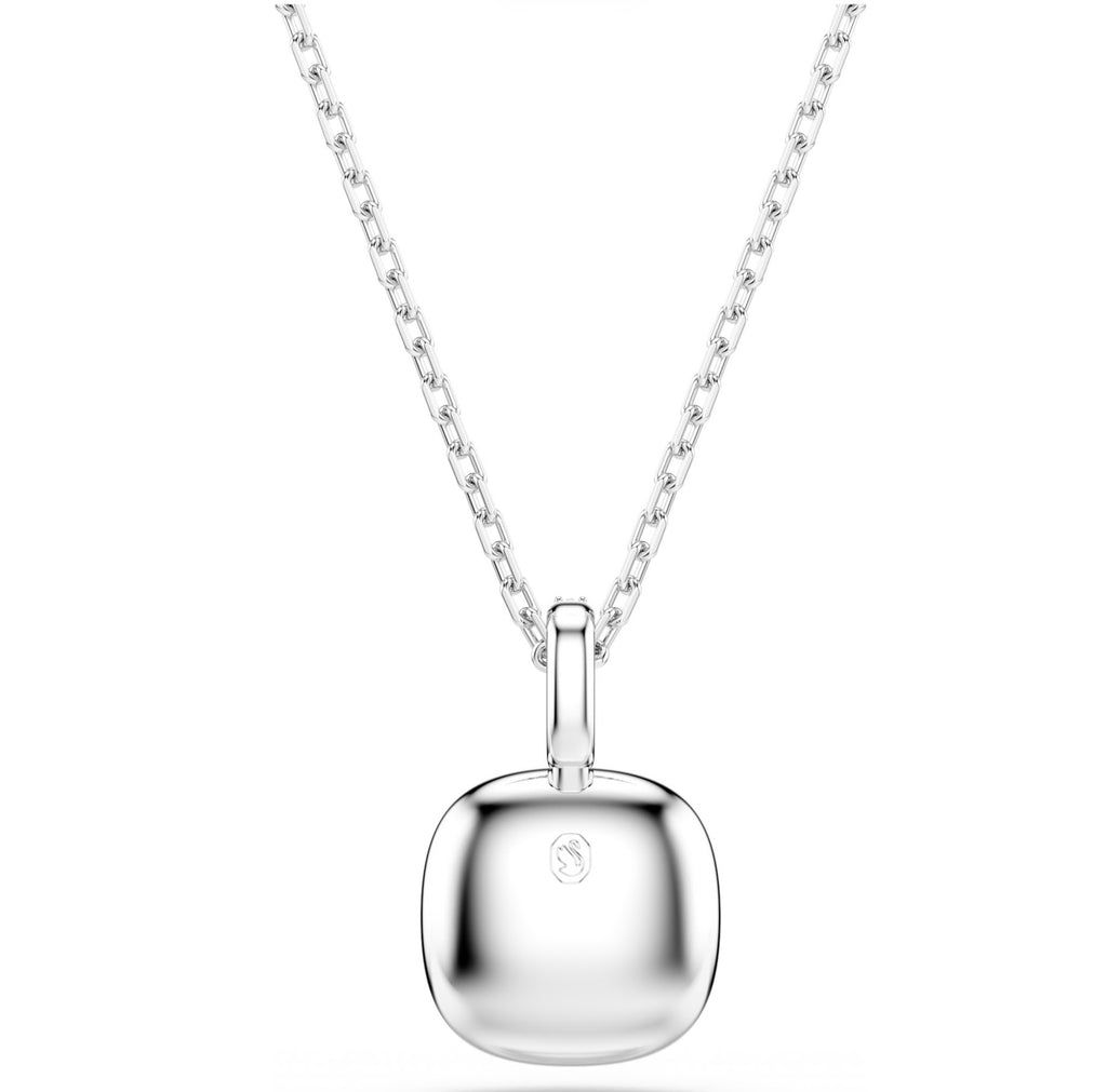 Una Angelic: White Cushion Cut Crystals Pendant - 2 Colours