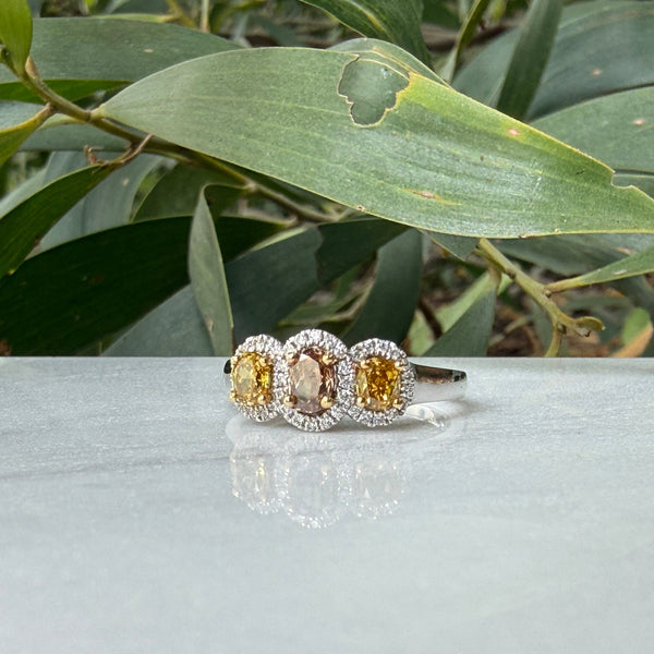 Marigold Yellow Diamond Ring