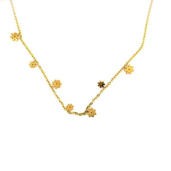 Flower Charm Necklace