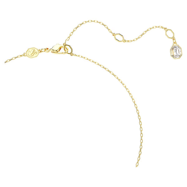 Idyllia Multicoloured Mixed Cuts Pave Butterfly Gold Necklace