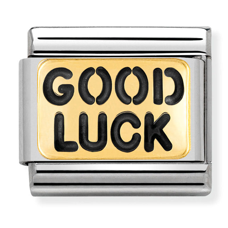 Good Luck - Black Good Luck Gold Charm
