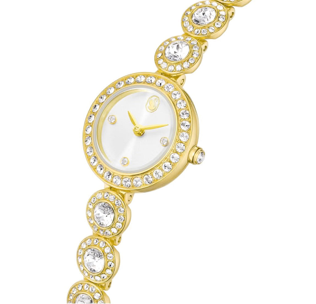 Una Angelic: Crystal Bracelet Crystal Tone Gold Watch