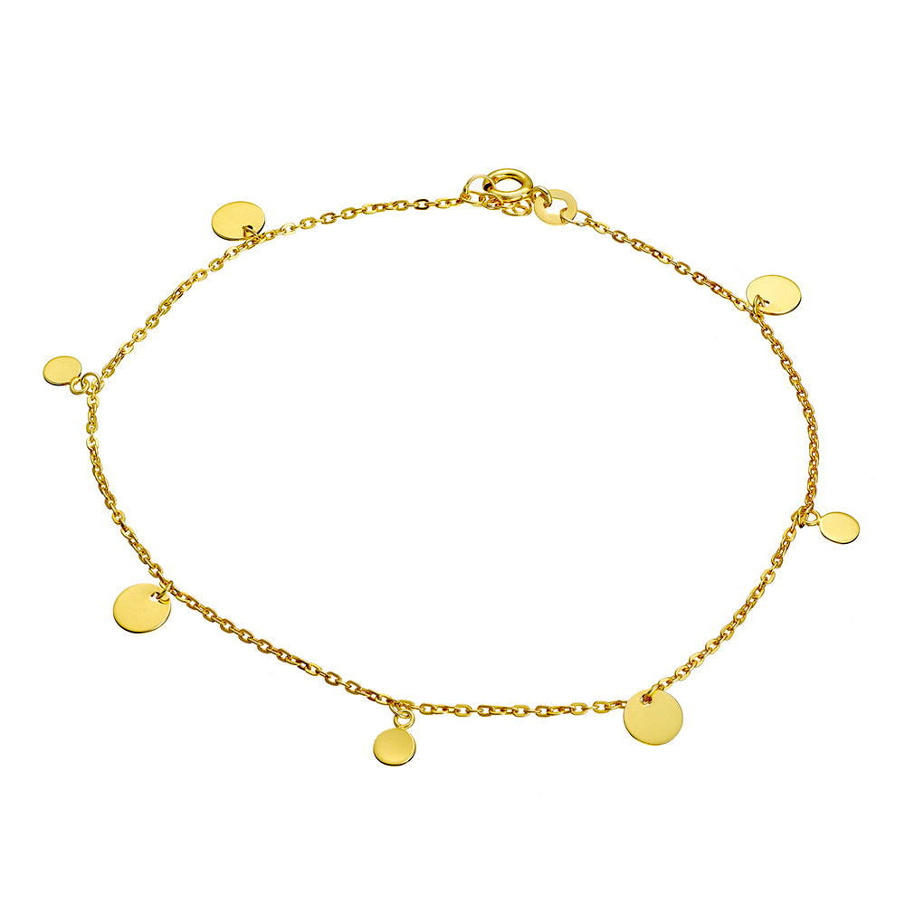 Anklet - Multi Disc Charms