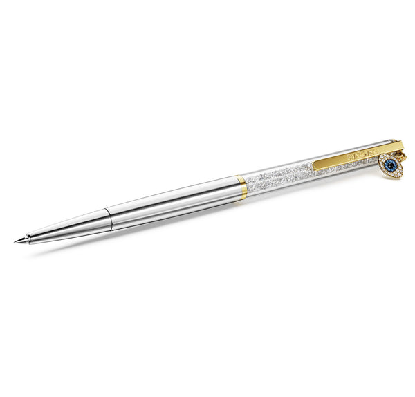 Crystalline Ballpoint Pen - Evil Eye Gold Pen